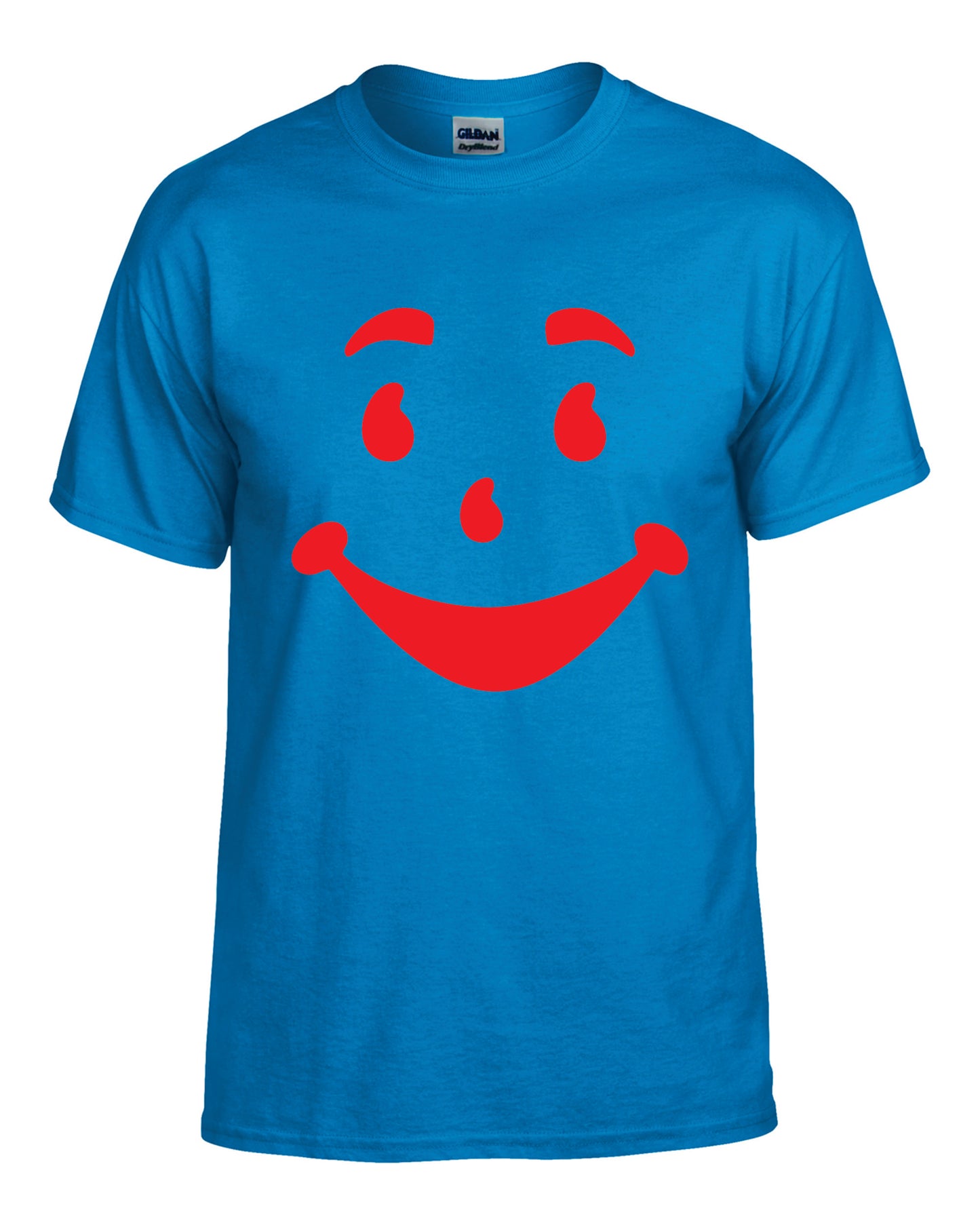 Khool-Aid Man Face Graphic Short Sleeve T-Shirt, Adults & Youth