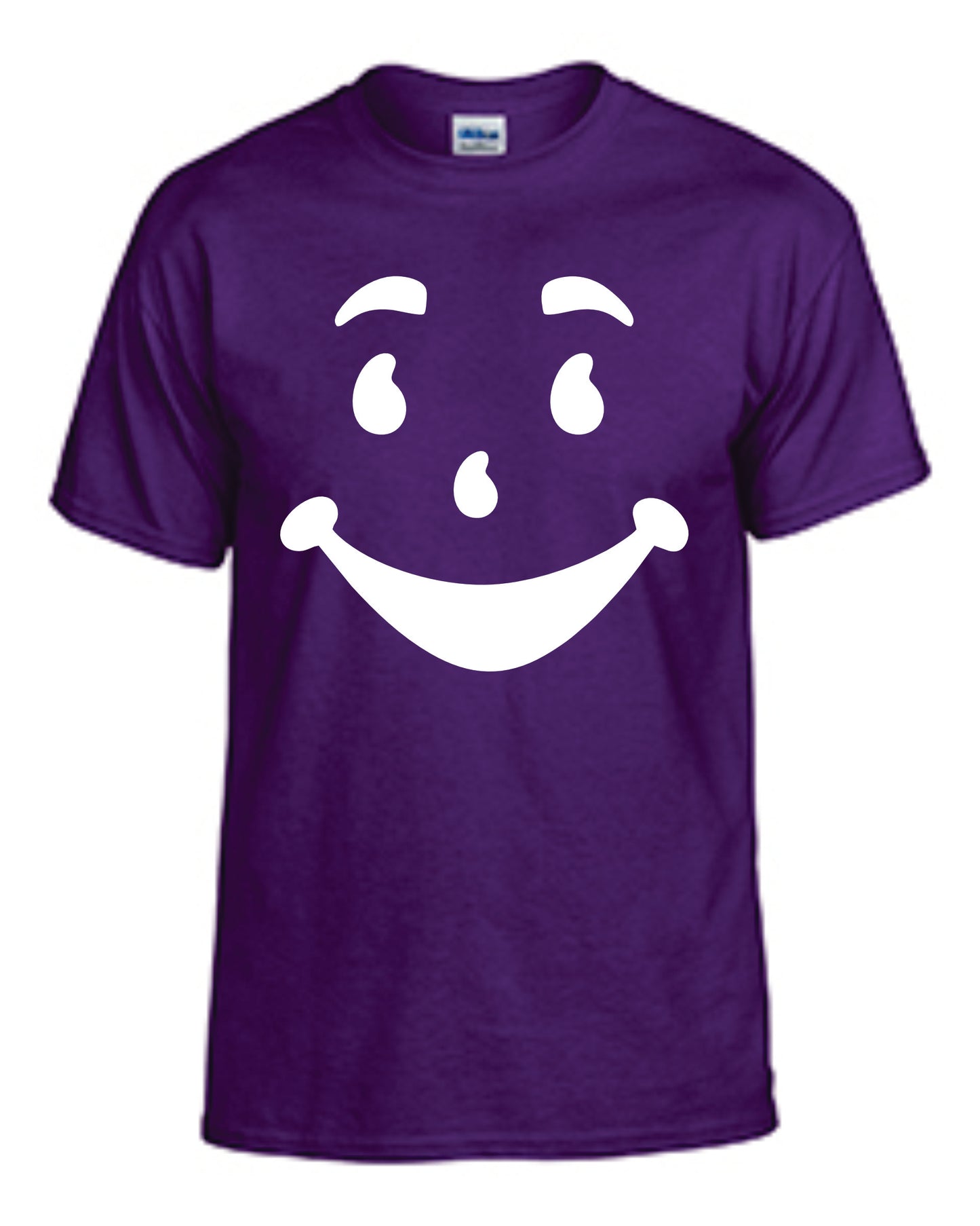Khool-Aid Man Face Graphic Short Sleeve T-Shirt, Adults & Youth